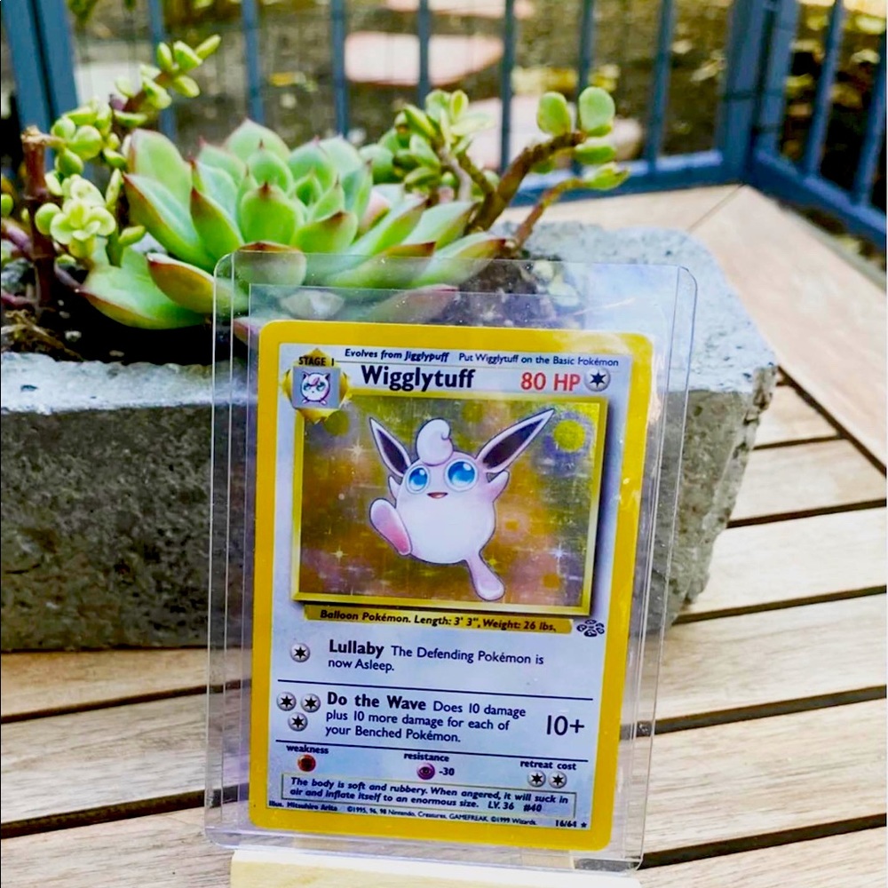 1999 Vintage Pokémon- Jungle- Holo -Wigglytuff